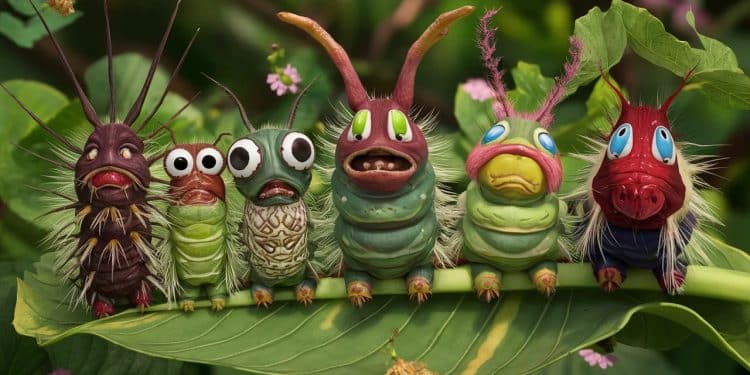 Découvrez ces 6 chenilles aux physiques étonnants et surprenants Des couleurs vives aux formes improbables laissez vous surprendre par ces futures papillons    Viral Mag