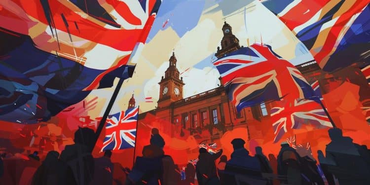 Des heurts ont éclaté à Bolton entre un groupe de musulmans scandant Allah Akbar et des patriotes agitant des drapeaux anglais Découvrez les détails de ces affrontements   Viral Mag
