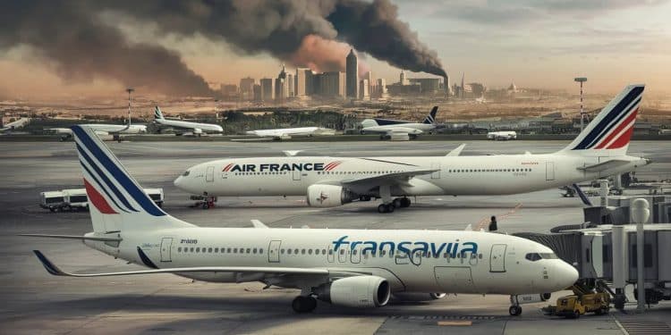 Air France et Transavia suspendent leurs vols vers Beyrouth - Viral Mag Air France et Transavia prolongent la suspension de leurs vols vers Beyrouth en raison de la situation géopolitique au Liban Découvrez les détails   Viral Mag