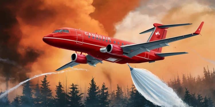 Alerte : Pénurie de Canadair face aux incendies en plein pic de chaleur - Viral Mag La France est en feu mais seulement 3 Canadair sur 12 sont opérationnels en ce 12 août Plongée dans une crise qui met en péril la sécurité des Français Viral Mag