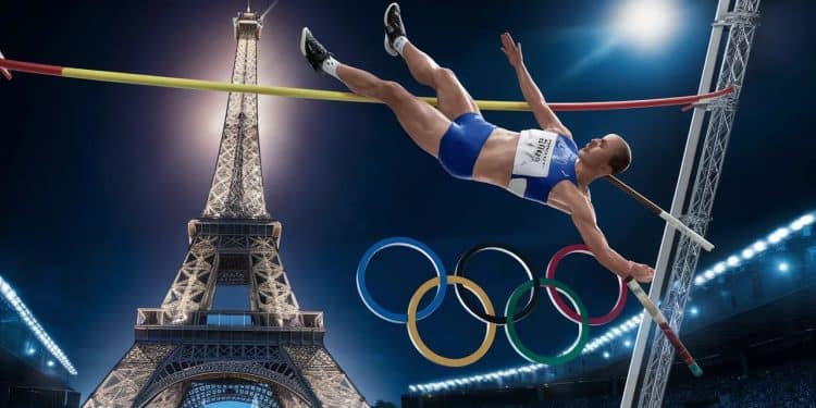 Armand Duplantis, Roi de la Perche aux JO de Paris 2024 - Viral Mag Armand Duplantis prodige suédois du saut à la perche a conquis lor olympique à Paris en battant son propre record du monde à 625m Revivez son incroyable performance   Viral Mag