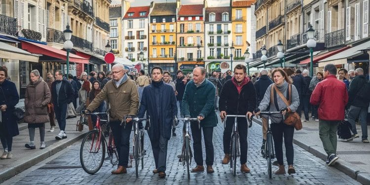 Face à laugmentation du vélo à Bordeaux la mairie écologiste souhaite réduire les conflits entre cyclistes et piétons en invitant les premiers à descendre de selle dans lhypercentre   Viral Mag