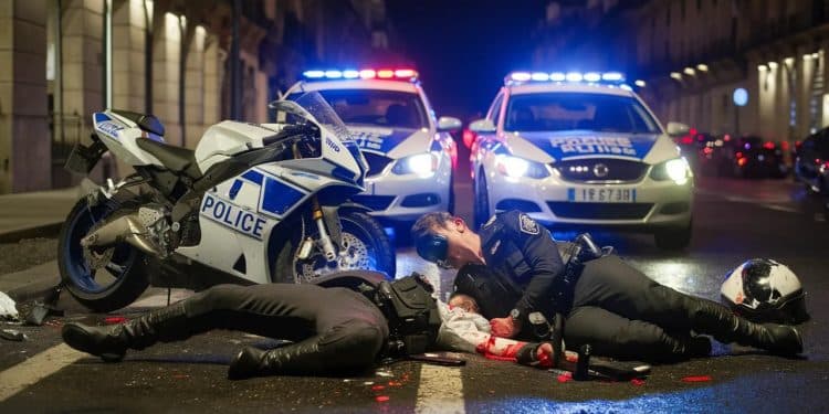 Lors dun refus dobtempérer à Paris un automobiliste a volontairement percuté deux policiers motocyclistes de la Brav M les blessant grièvement Lhomme a été interpellé après une course poursuite   Viral Mag