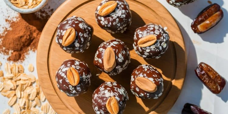Découvrez notre recette ultra simple de Crunch Bar Inspired Energy Balls le snack healthy et savoureux qui vous donnera de lénergie pour toute la journée    Viral Mag