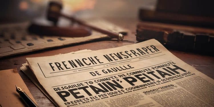 De Gaulle Gracie Pétain : Un Tournant Historique - Viral Mag Le 17 août 1945 une décision cruciale du général De Gaulle change le cours de lhistoire française daprès guerre Découvrez les détails de cet événement marquant Viral Mag