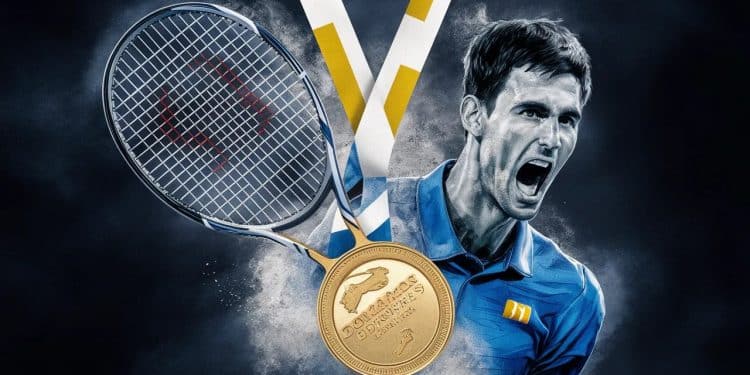 Djokovic, l’or olympique après un duel d’anthologie contre Alcaraz - Viral Mag Novak Djokovic remporte enfin lor olympique après une finale épique contre Carlos Alcaraz aux Jeux de Paris 2024 Revivez ce match dexception Viral Mag