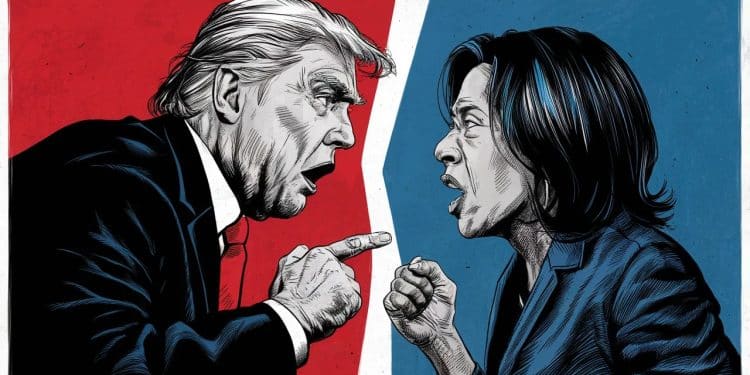 Donald Trump a affirmé que Kamala Harris était devenue noire pour des raisons électorales suscitant lindignation générale   Viral Mag