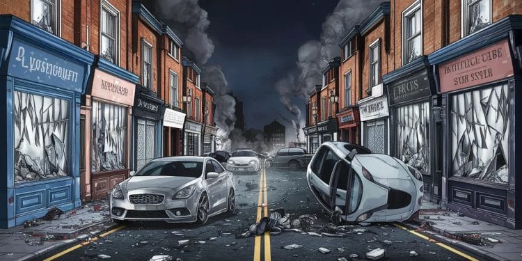 Des violences antimigrants éclatent dans plusieurs villes britanniques alimentées par la colère et linquiétude Rotherham au cœur des tensions   Viral Mag