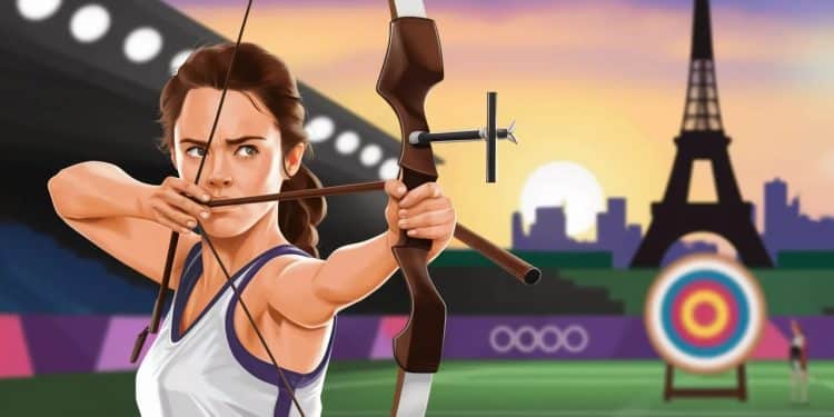 Revivez lincroyable parcours de Lisa Barbelin aux Jeux Olympiques de Paris 2024 où elle atteint les demi finales de tir à larc dans un suspense haletant   Viral Mag