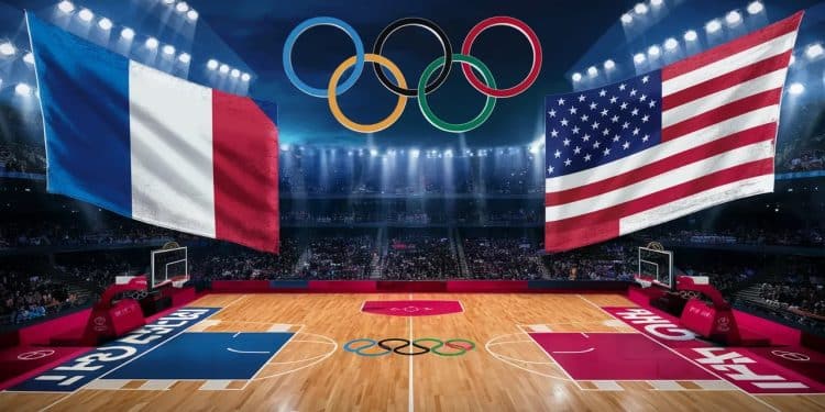 France-USA : Le Choc Des Titans Du Basket Olympique - Viral Mag Plongez au cœur de la finale épique de basket entre la France et les États Unis aux JO de Paris 2024 Une rencontre historique à ne pas manquer Viral Mag