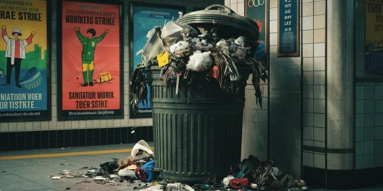 Grève et poubelles qui débordent dans le métro de Marseille pendant les JO - Viral Mag Alors que Marseille accueille les épreuves olympiques de voile et de football les poubelles du métro débordent à cause dune grève des éboueurs Les grévistes réclament de meilleures conditions de travail Viral Mag
