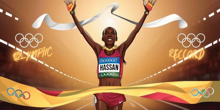 Historique : Sifan Hassan remporte le marathon olympique ! - Viral Mag La Néerlandaise Sifan Hassan réalise un exploit hors du commun en sadjugeant le titre olympique du marathon féminin avec un nouveau record   Viral Mag