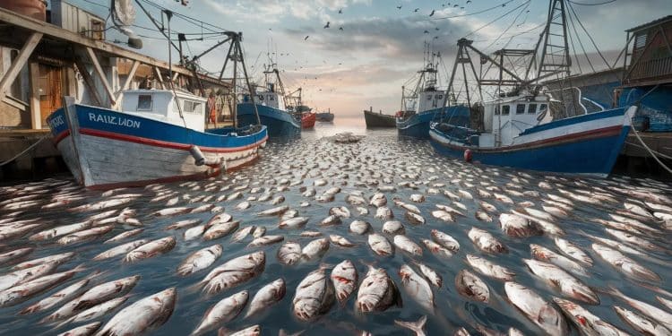 Invasion de poissons morts dans le port grec de Volos - Viral Mag Des centaines de milliers de poissons morts envahissent le port de Volos en Grèce provoquant une catastrophe écologique et économique Viral Mag