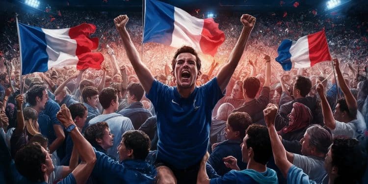 La folie Marchand enflamme les JO de Paris 2024 - Viral Mag Léon Marchand réalise un exploit retentissant aux JO de Paris 2024 enflammant la France entière avec sa victoire épique   Viral Mag
