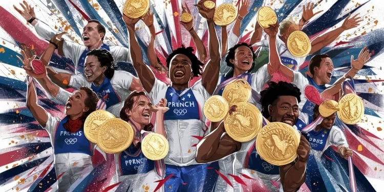 Les athlètes français ont déjà remporté 44 médailles dont 12 en or dépassant leur précédent record de 43 médailles à Pékin en 2008   Viral Mag