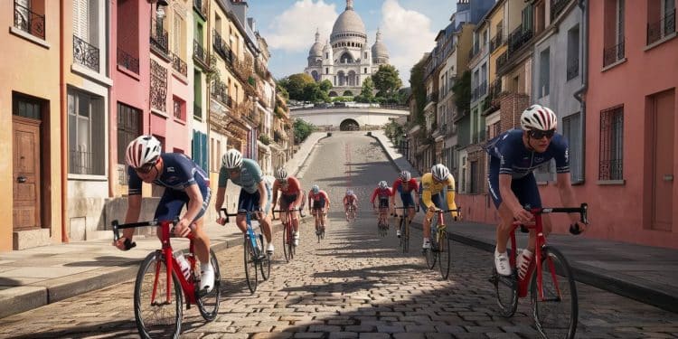 Découvrez comment la rue Lepic avec ses pavés et son dénivelé sannonce comme le lieu décisif des courses cyclistes des JO 2024 à Paris   Viral Mag