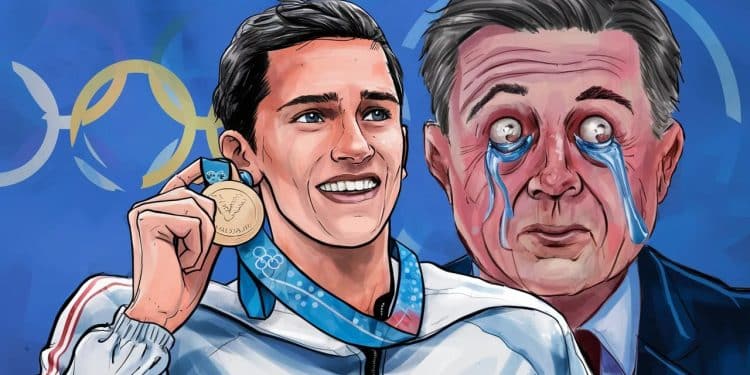 Laure Manaudou submergée par l’émotion face à la médaille de son frère - Viral Mag Laure Manaudou commentatrice pour France Télévisions na pu retenir ses larmes devant la nouvelle médaille olympique de son frère Florent aux JO de Paris 2024 Viral Mag