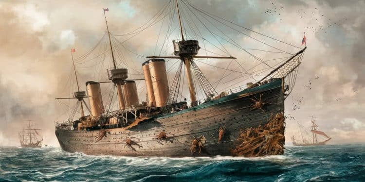 Le HMS Victory, Navire Emblématique Britannique, Menacé par les Insectes - Viral Mag Le HMS Victory navire emblématique de la bataille de Trafalgar est en danger Infesté dinsectes xylophages il nécessite une rénovation durgence pour éviter une ruine totale Viral Mag