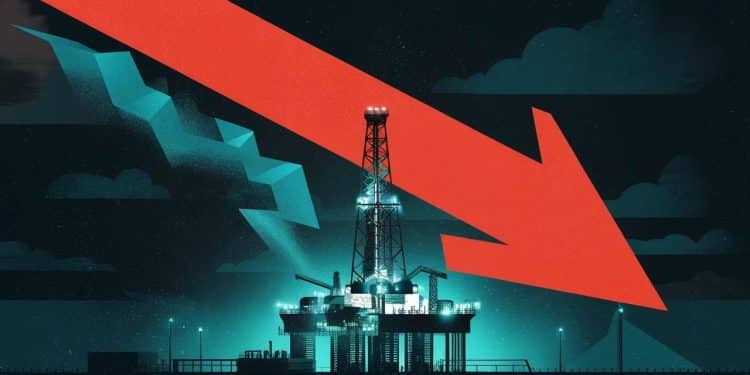 Le pétrole poursuit sa dégringolade face à des fondamentaux défavorables - Viral Mag Les cours du pétrole ont encore reculé mardi pénalisés par une conjonction de facteurs négatifs  contexte géopolitique au Moyen Orient rapport offredemande détérioré et fin de la saison estivale   Viral Mag