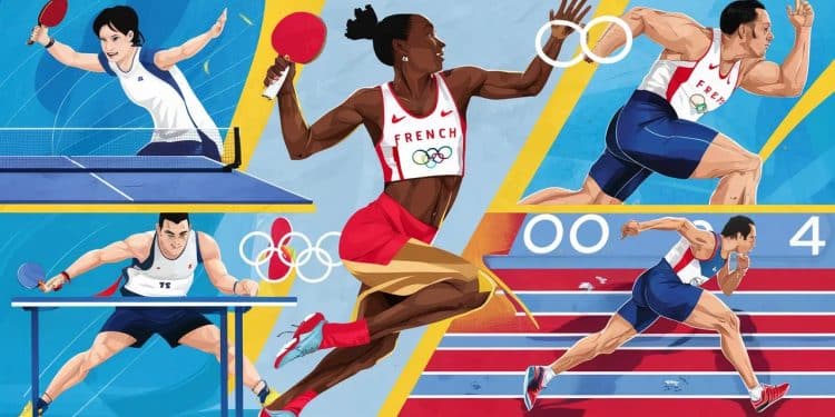 Le programme des athlètes français ce lundi 5 août aux JO de Paris 2024 - Viral Mag Découvrez les épreuves et les horaires des principaux Français en lice pour cette dixième journée olympique à Paris Lebrun Robert Michon Lamote Viral Mag