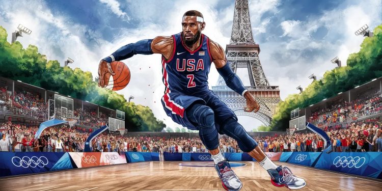 Découvrez quand et où regarder le match USA   Porto Rico de basket en direct avec Lebron James et la Dream Team américaine lors des JO de Paris 2024   Viral Mag