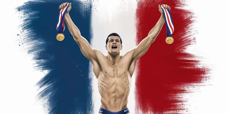 Léon Marchand réalise un doublé historique aux JO de Paris 2024 Découvrez le parcours de cette étoile montante de la natation française   Viral Mag