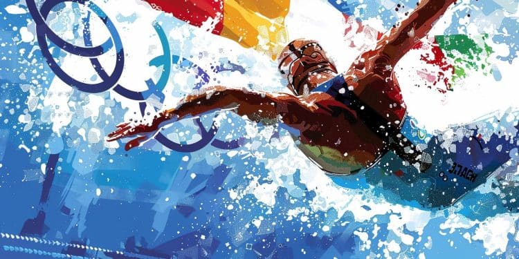 Léon Marchand : sur la voie de l’histoire aux JO 2024 - Viral Mag Léon Marchand jeune prodige de la natation française est en passe de devenir le plus grand champion olympique de tous les temps aux JO de Paris 2024 Viral Mag