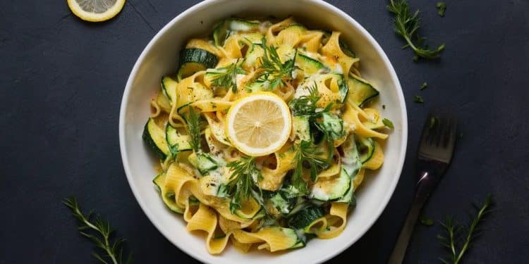 Découvrez notre recette inratable de pâtes au citron et courgettes Un plat facile rapide et savoureux pour ravir vos papilles en toute saison    Viral Mag
