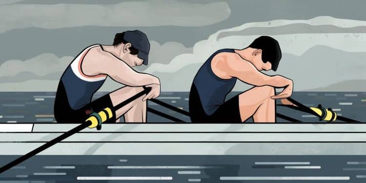 L’Espoir des Champions Olympiques Français Brisé en Demi-Finale d’Aviron - Viral Mag Immense déception pour Matthieu Androdias et Hugo Boucheron champions olympiques en titre éliminés des JO de Paris 2024 en demi finale du deux de couple masculin   Viral Mag