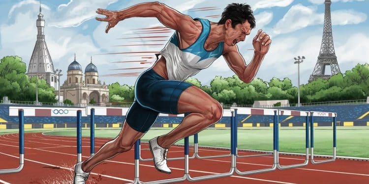 L’étonnante stratégie de Freddie Crittenden aux JO de Paris 2024 - Viral Mag Diminué par une blessure lathlète américain Freddie Crittenden a surpris lors des séries du 110m haies Découvrez sa stratégie risquée mais calculée Viral Mag