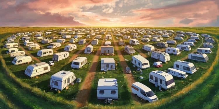 L’installation illégale de gens du voyage déclenche la colère d’un maire vendéen - Viral Mag Un convoi de caravanes sest installé sans autorisation sur un terrain privé en Vendée provoquant lexaspération du maire des Sables dOlonne qui dénonce une bête noire Viral Mag