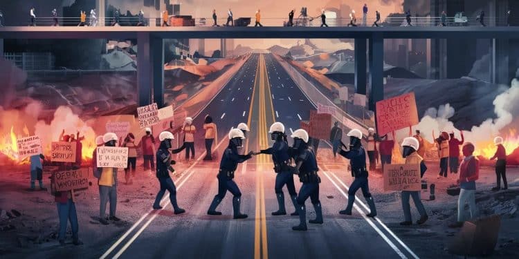 Nouveaux heurts entre opposants à l’autoroute A69 et forces de l’ordre - Viral Mag Des affrontements ont éclaté entre opposants au projet dautoroute A69 et gendarmes dans le Tarn Jets de pierres et cocktails Molotov ont été lancés   Viral Mag
