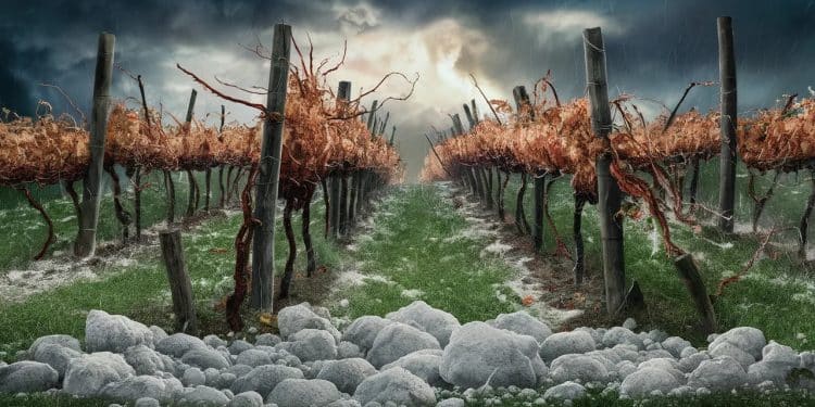 Des orages de grêle dune violence exceptionnelle ont frappé les vignobles du Tarn laissant derrière eux des dégâts considérables à quelques jours des vendanges Un véritable drame pour les viticulteurs   Viral Mag