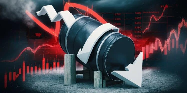 Pétrole : Les craintes pour la demande font chuter les cours - Viral Mag Les inquiétudes persistantes concernant la demande pèsent sur les prix du pétrole Découvrez pourquoi les cours du brut sont en baisse et quelles pourraient être les conséquences Viral Mag