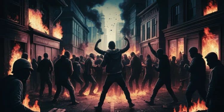 Des émeutiers de tous horizons sèment le chaos au Royaume Uni révélant un profond malaise social et une volonté de bouleverser lordre établi   Viral Mag