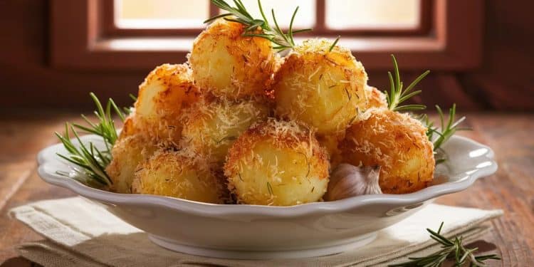 Pommes de Terre Bubble au Parmesan, Ail et Romarin : La Nouvelle Tendance Virale - Viral Mag Découvrez la recette virale des Pommes de Terre Bubble au Parmesan Ail et Romarin Croustillantes à lextérieur moelleuses à lintérieur ces bouchées vous feront craquer    Viral Mag