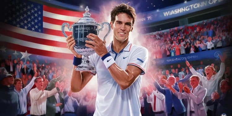 Sebastian Korda Triomphe à Washington, 32 Ans Après Son Père - Viral Mag LAméricain Sebastian Korda tête de série n°4 remporte son premier tournoi ATP 500 à Washington face à lItalien Flavio Cobolli Une victoire historique 32 ans après celle de son père Petr Korda Viral Mag