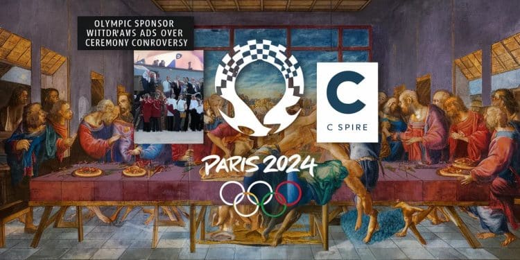 Sponsor Rebukes Paris 2024 Opening Ceremony Amid Controversy - Viral Mag C Spire an American telecom company withdraws Olympics ads after Paris 2024s controversial opening ceremony claims it mocked The Last Supper   Viral Mag