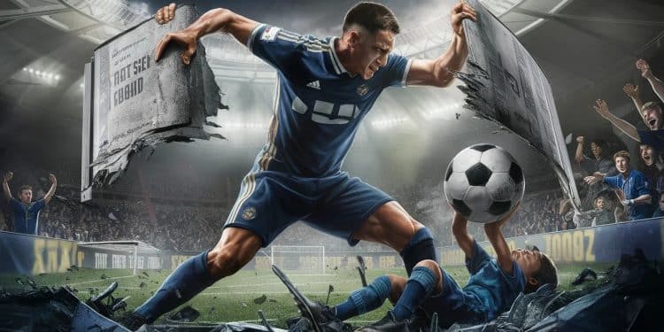 Un geste héroïque lors d’un match de football en Premier League - Viral Mag Lors dun match de Premier League Thomas Soucek de West Ham est venu en aide à un ramasseur de balle écrasé par un panneau publicitaire après un but Viral Mag