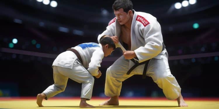 Le triple champion olympique Teddy Riner sest retrouvé face à un judoka coréen pesant 60 kg de moins que lui lors dun incroyable combat   Viral Mag