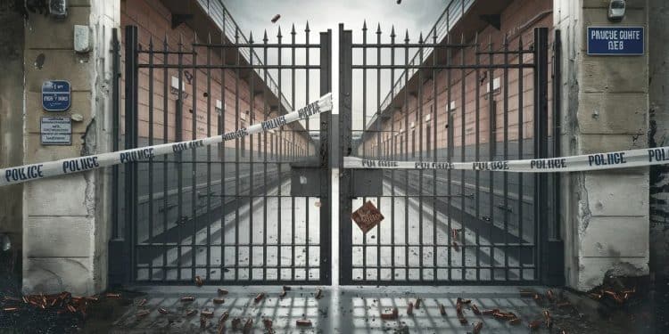 Une attaque violente secoue la prison de Lille-Sequedin - Viral Mag Une fusillade incroyable a éclaté à la prison de Lille Sequedin faisant de gros dégâts Un commando armé a tiré à la kalachnikov contre la porte dentrée Aucun blessé nest à déplorer mais les faits sont dune extrême gravité   Viral Mag