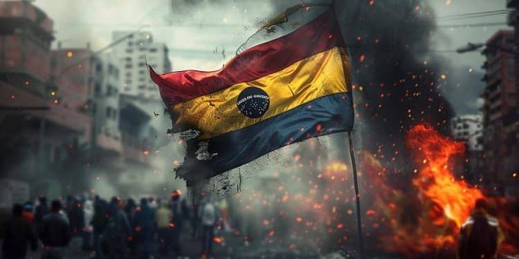 Venezuela : le pays plonge dans le chaos post-électoral - Viral Mag 24 morts dans les violences au Venezuela suite aux élections contestées lopposition défie le président Maduro qui saccroche au pouvoir Viral Mag