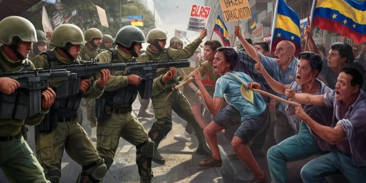 Venezuela: Maduro Menaçant Malgré la Pression Internationale - Viral Mag Alors que les violences se multiplient après sa réélection contestée le président Maduro montre quil nentend pas céder face à lopposition et la communauté internationale Viral Mag