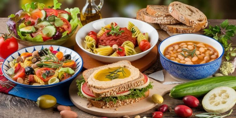 15 Recettes Méditerranéennes pour un Déjeuner Équilibré - Viral Mag Découvrez 15 savoureuses recettes de déjeuners méditerranéens faciles et sains pour réguler votre glycémie Des idées variées et équilibrées Viral Mag