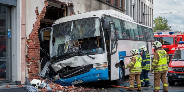 Accident de Bus à Santeny : 11 Blessés, Le Conducteur Hospitalisé - Viral Mag Un grave accident impliquant un bus et une camionnette sest produit à Santeny dans le Val de Marne faisant 11 blessés dont le chauffeur du bus en urgence absolue Viral Mag