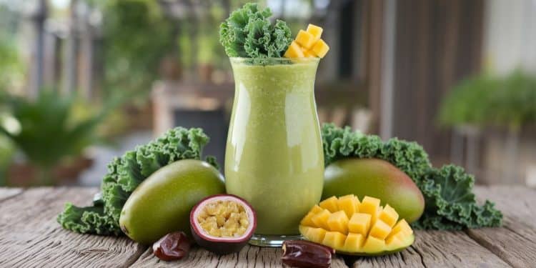 Anti-Inflammatory Smoothie : Le Secret des Petits-Déjeuners Sains - Viral Mag Découvrez notre recette de smoothie anti inflammatoire au petit déjeuner riche en fruits et légumes pour démarrer la journée du bon pied Viral Mag