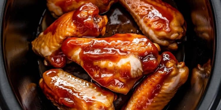 Des Ailes de Poulet Fondantes, Préparées en Un Clin d’Œil au Slow Cooker - Viral Mag Découvrez une recette simplissime dailes de poulet cuisinées lentement à la mijoteuse pour un résultat incroyablement moelleux Une astuce qui va vous épater    Viral Mag