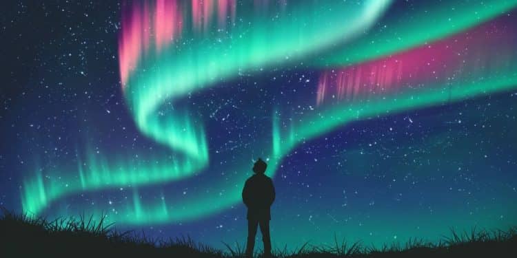 Un spectacle lumineux exceptionnel dans le ciel français lundi soir Découvrez les meilleures zones pour observer les aurores boréales   Viral Mag