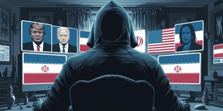 Des Hackers Iraniens Envoient des Documents Volés de Trump à Kamala Harris - Viral Mag Les autorités américaines révèlent une cyberattaque iranienne visant la campagne électorale de 2024 Découvrez les détails de cet incident diplomatique Viral Mag