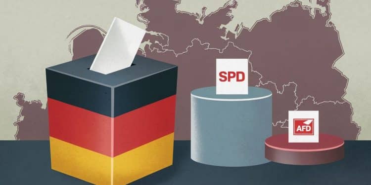 Élections régionales en Allemagne : le SPD devance de peu l’AfD - Viral Mag Dans le Brandebourg le SPD a devancé de peu lextrême droite AfD aux élections régionales malgré une nouvelle percée de ce parti antimigrants et prorusse Viral Mag